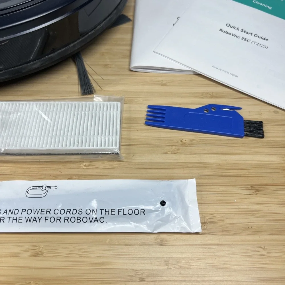 eufy RoboVac 25C T2123 Robot Vacuum WiFi Remote Dock NEW BATTERY Tested